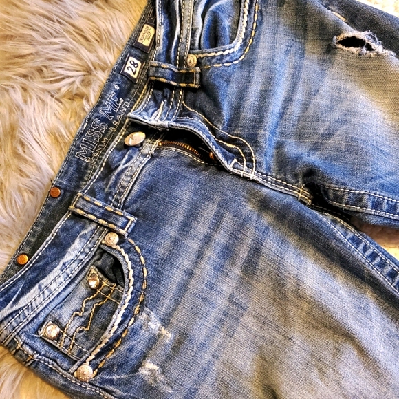 Miss Me jeans 28 boot cut low rise 30 inseam - Picture 15 of 15